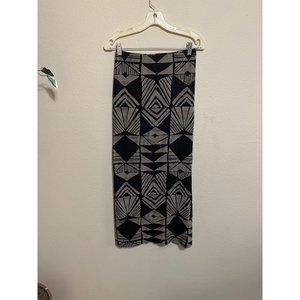 Billabong Aztec Geometrical Shape Design Maxi Skirt
